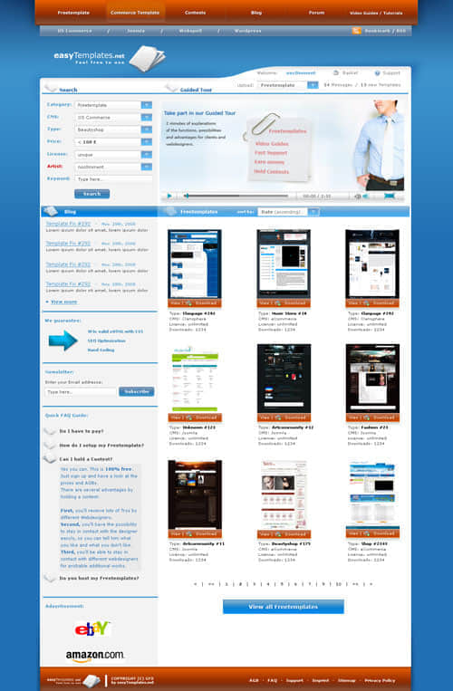 61个蓝色主色调网站设计 灵感、趋势与案例分析